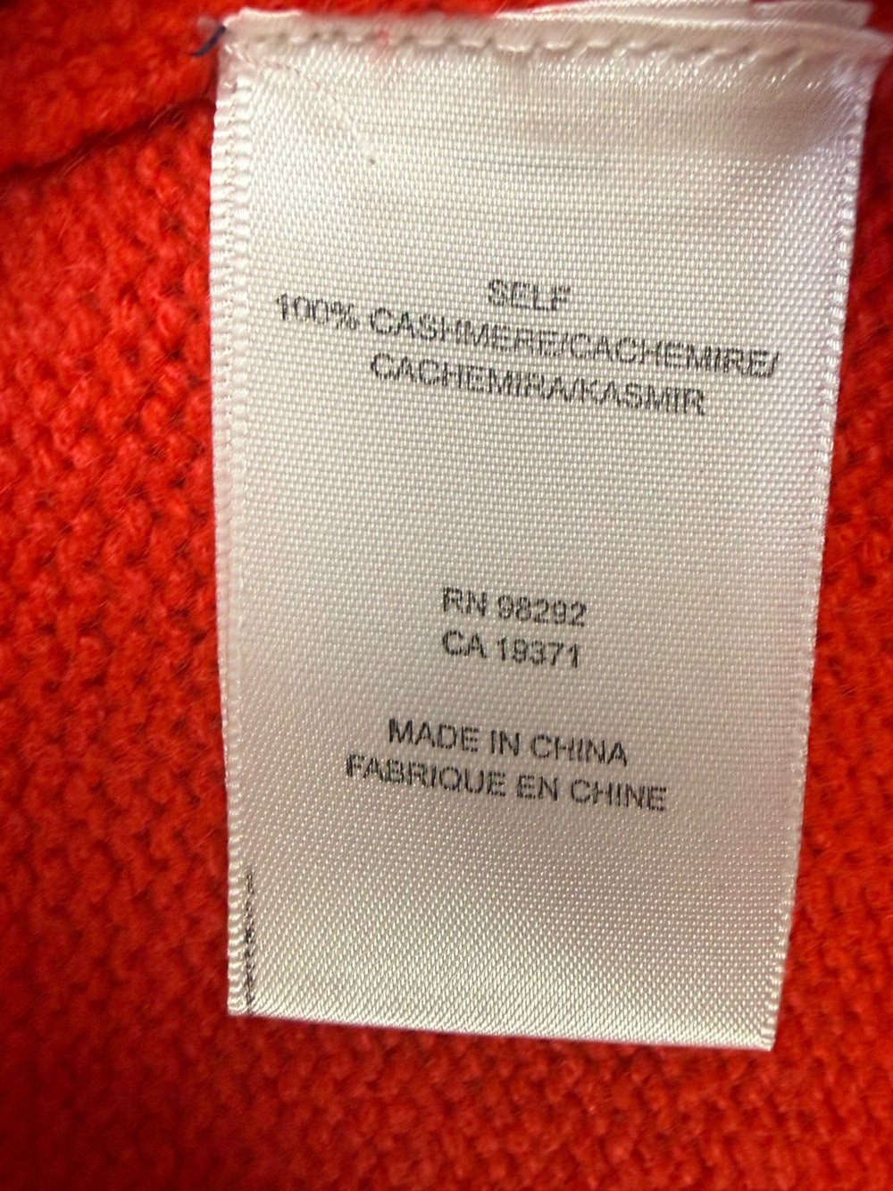 Tibi Cashmere Oversized Pullover Sweater in Ribbon Red, Size M/L - Picture 8 of 9